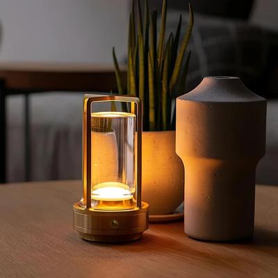 Stylish Indirect Lighting Stand Lamp Yokatta Cordless 3600mAh Table Lamp Touch Control 3 Color Modes Stepless Dimming Stylish Interior Night Light Des
