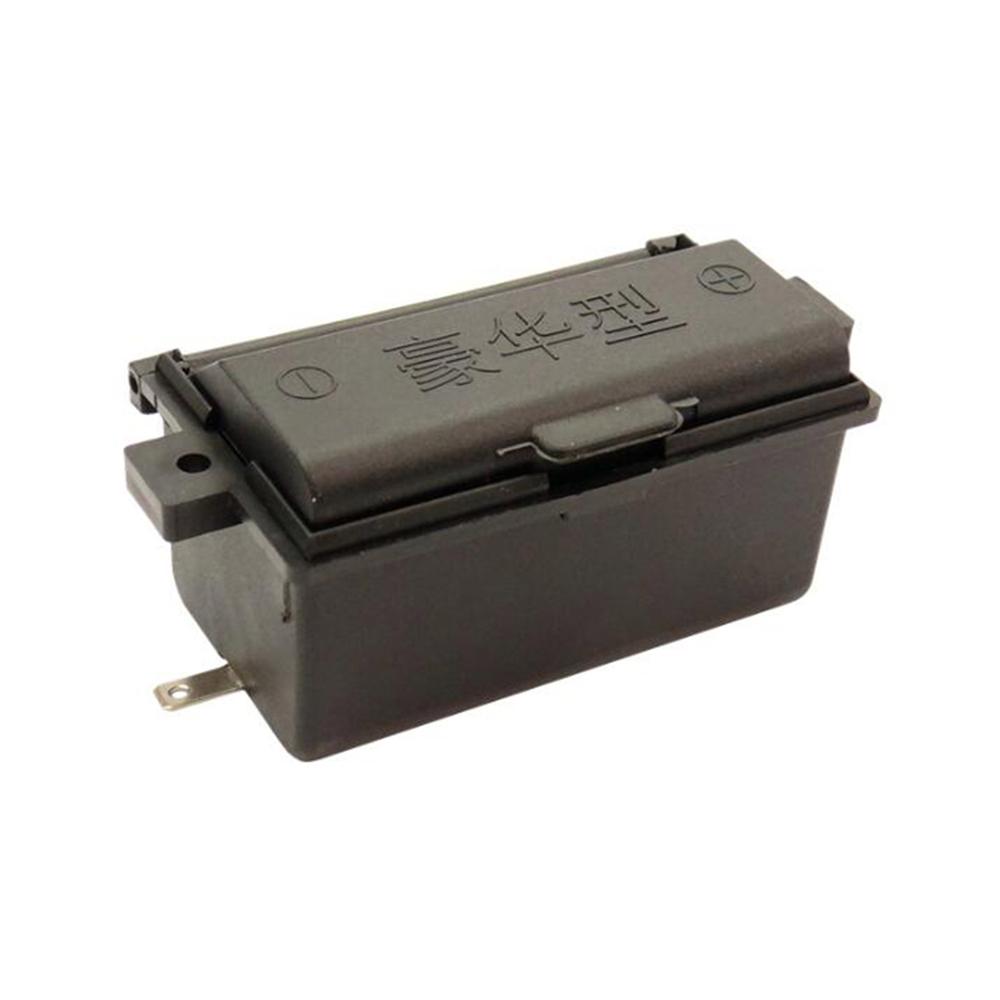 2PCS 1.5v No.1 Battery Box Replacement Black Plastic Battery Case Gas Stove Battery Compartments 71x 41x 38MM