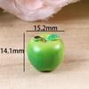 10Pcs Miniature Food Toy Realistic Snake Fruit Pear 3D Fruit Model DIY Dollhouse Accessory Home Decoration