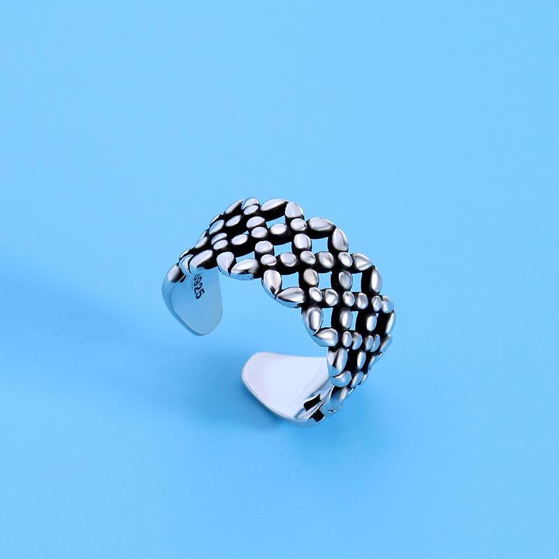 Opening Vintage Ring Female Simple Cold Wind Adjustable Index Finger Ring Small Fresh Personalized Finger Ring