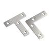 10Pcs 90° Right Angle Angle Bracket Flat Fastener Corner Bracket  Hardware Accessory