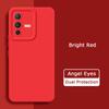 Angel Eyes Square Liquid Silicone Phone Case for VIVO V23 Pro 5G Soft Mobile Cover VIVOV23 V 23 V23Pro 360 Protective Shield Bag