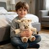 Highland Cow Plush Toy Soft Stuffed Animal Doll for Kids Adults Cute Huggable Birthday Gift Bedroom Decor Cozy Companion for Sleep Relaxation