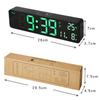 10" LED Digital Wall Clock with Date Display Temperature Alarm Clock