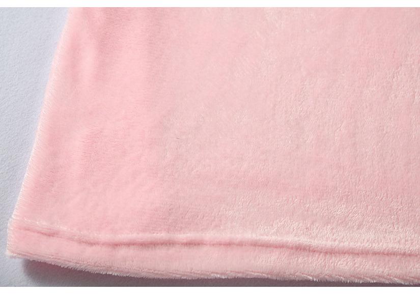 Unisex Winter Fleece Robe - Thick, Warm, Outdoor & Home Mid-Length for Couples