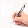 Pentel EnerGel Infree Gel Ink Ballpoint Clear 10 Pens 0.7mm Pen, Barrel, Black, BL77TL-A,