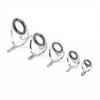 5PCS Stainless Steel Fishing Rod Guides Ceramic Rod Tip Guide Fishing Rod Guide Ring Repair Kit