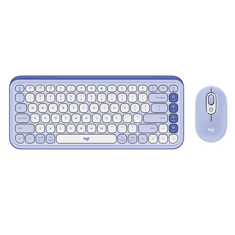 Logitech POP ICON COMBO Wireless Keyboard Mouse Set