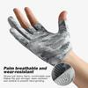 1 Pair Fishing Gloves for Men Summer Fishing Road Sub Sunscreen and Anti Slip Ice Silk Breathable Thin Three Finger Cut Gloves