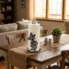 Simple 2D Flat Butterfly Napkin Holder Wooden Base Decorative Roll Paper Towel Holder Free Standing Paper Towel Rack Bathroom
