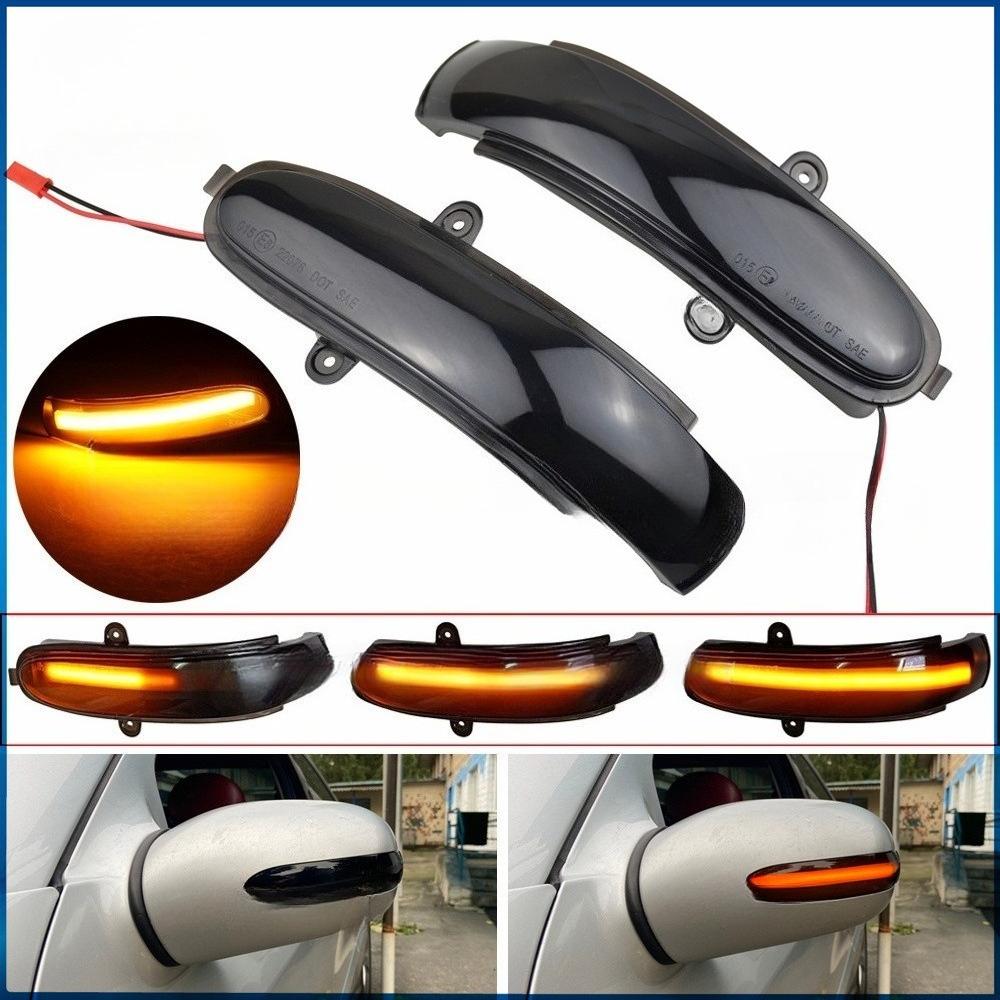 Suitable for Mercedes-Benz W203 S203 CL203 Turn Signal LED Yellow Running Water Rearview Mirror Rearview Mirror Running Water Light