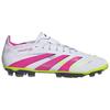 Adidas Predator Elite Comfortable Soft AG (Rubber Short Studs) Non-Slip Wear-Resistant Soccer Shoes Men Soccer Shoes White ID3838