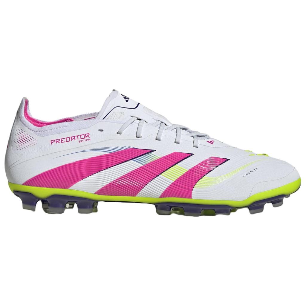 Adidas Predator Elite Comfortable Soft AG (Rubber Short Studs) Non-Slip Wear-Resistant Soccer Shoes Men Soccer Shoes White ID3838