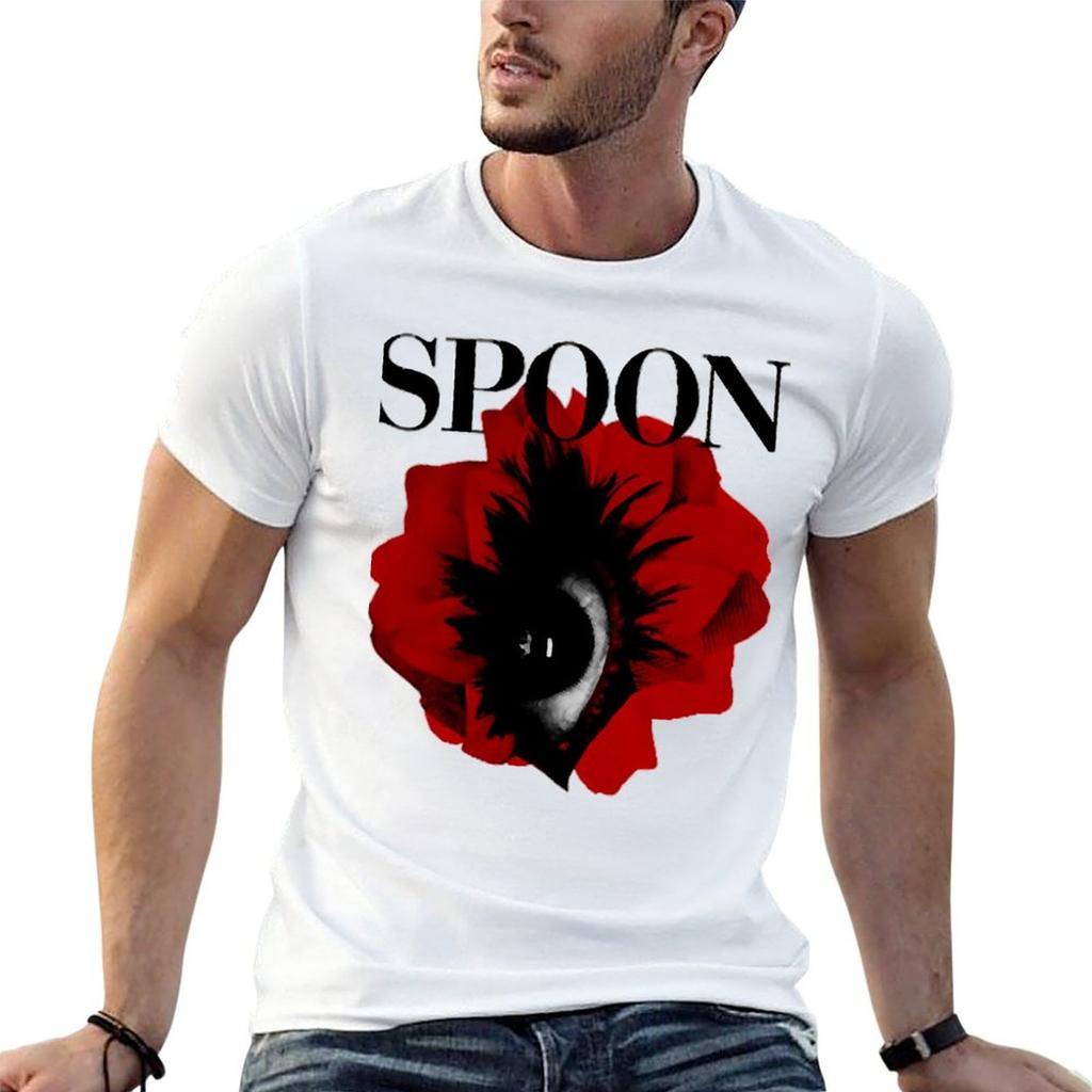 Spoon Band T-Shirt t shirt man luxury t shirts for man cotton soft man graphic t shirt T-shirt