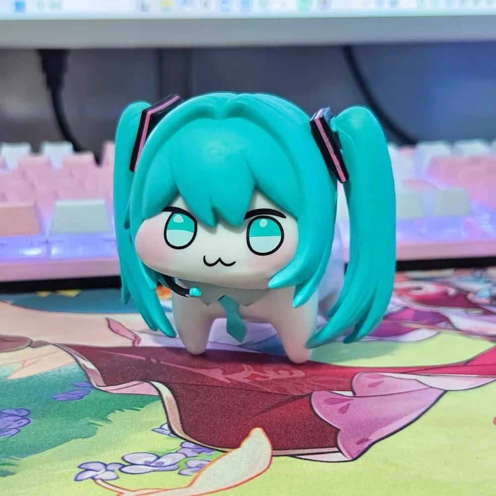 7cm Heiß Hatsune Miku Actionfiguren Q Version PVC Anime Modellfiguren Kawaii Cartoon Niedlich Desktop Dekoration Spielzeug Festival Geschenk