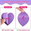 Vibrant Sticky Notes with Strong Adhesive - Tearable, Reusable, Fluorescent Memo Pad for Students and Offices