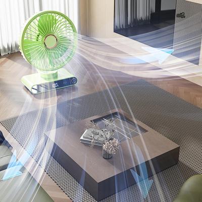Portable Desk Fan 5 Speeds Adjustable Compact Powerful Wind Personal Cooling with Night Light