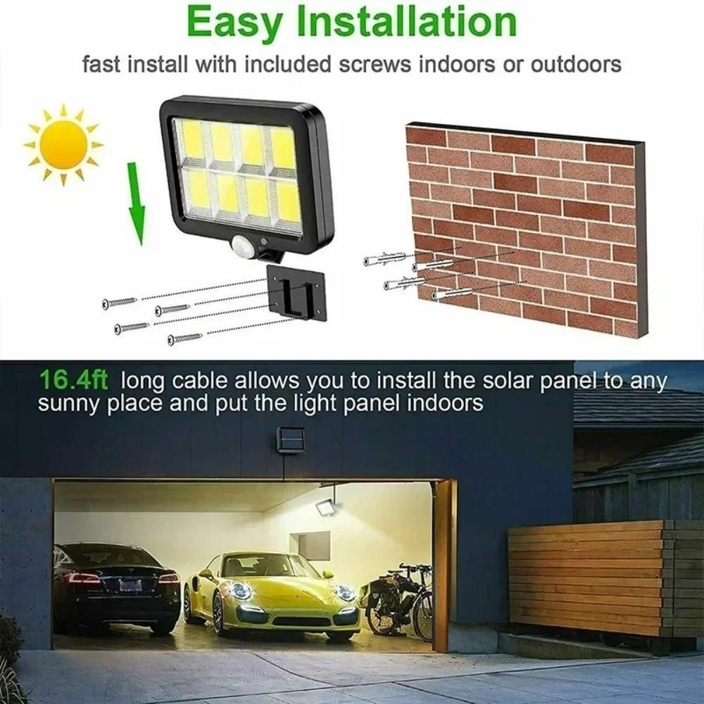 Intelligent Induction Solar Sensor Wall Lamp Waterproof LED Solar Lights  Street Lighting