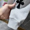 8653 CHROME HEARTS New Spring and Autumn Plus-size Thin Style Classic Style Logo Hooded Sweatshirt for Couples