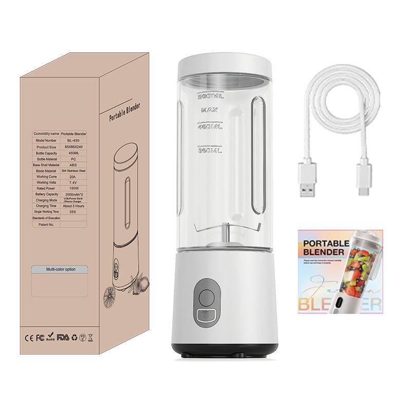 

Portable Multifunctional Blender & Juicing Cup - 600ML Upgraded Ice Crushing Juicer 450 ml