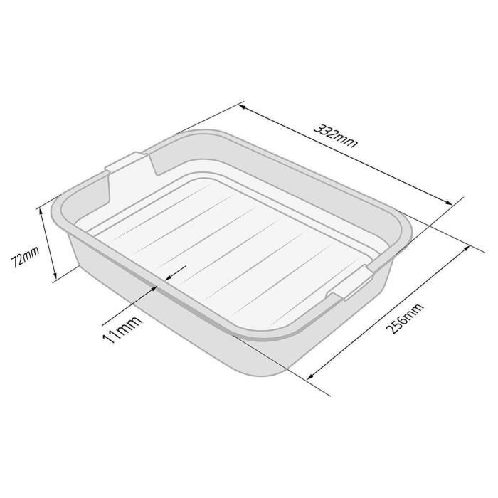 KATTENBAK Toilet voor kleine dieren - Grijs - Kleine kattenbak