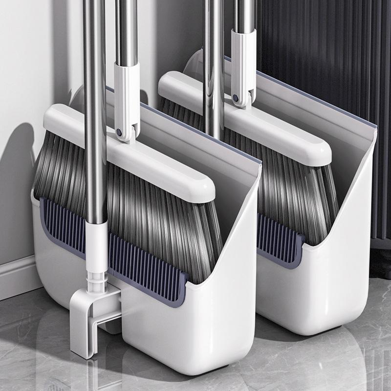 High-Quality Broom & Dustpan Set with Floor Scraper and Water Wiper