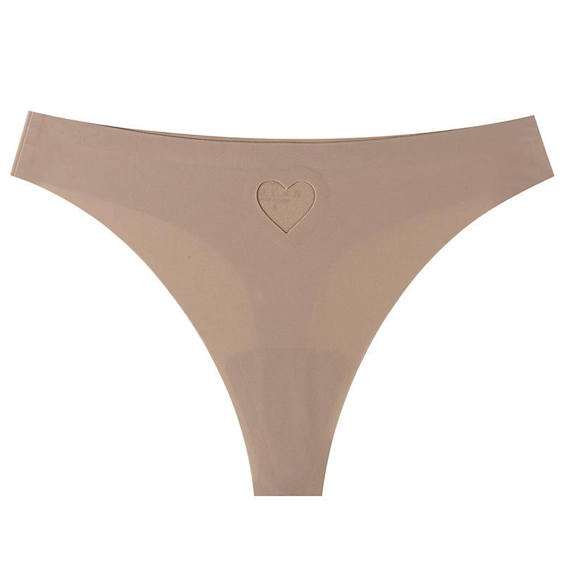 Damen Frühlings- und Sommer Fitness Yoga Nahtloser Low-Waist Tanga Unterwäsche