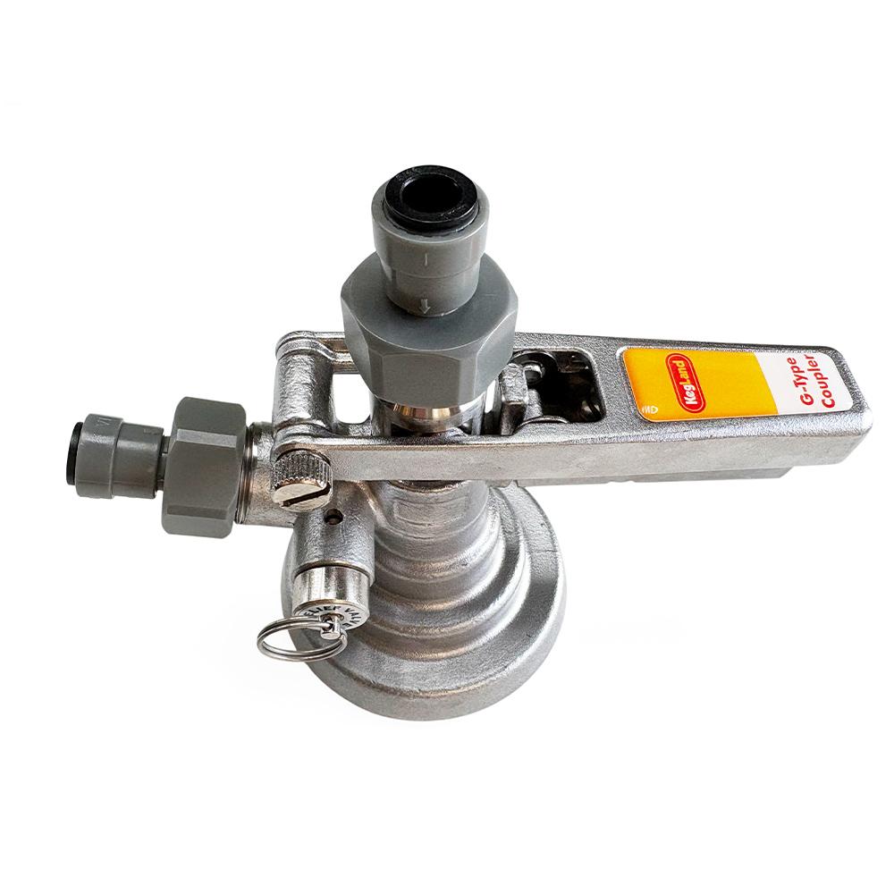 

Kegland G-Type Keg Coupler Stainless Steel (includes 2 X Duotight KL06903) Beer Brewing Accessary Bar Tool