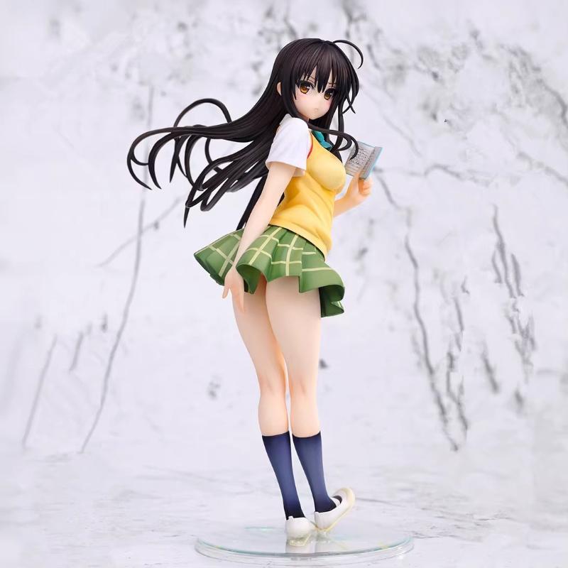 Anime Figure Desktop Case Beautiful Fem Model Toy Collectible Pvc Static Out Of Control Queen Handmade Kitahara Haruhi