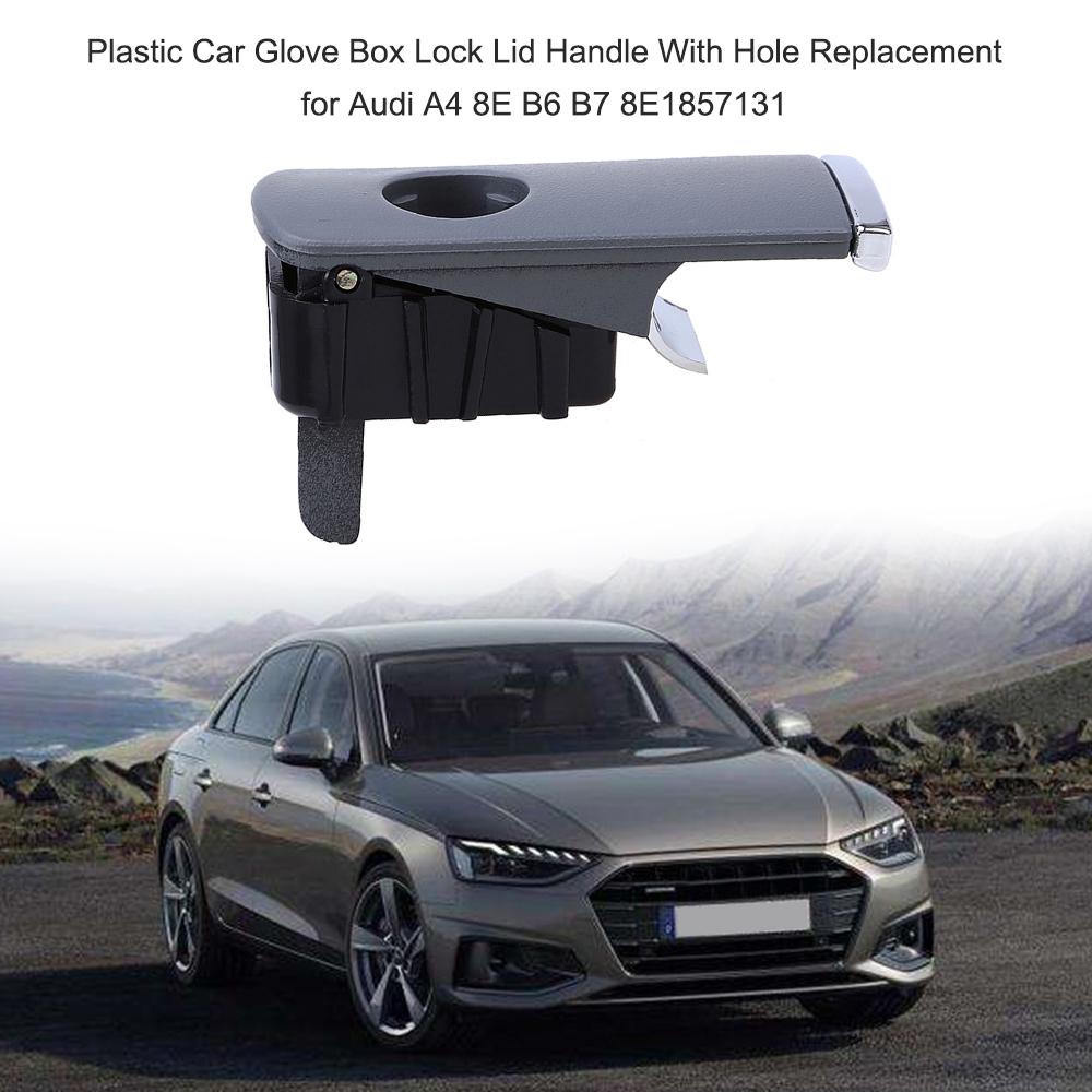 Plastikust auto kindalaeka luku kaane käepide koos auguga, asendus A4 8E B6 B7 8E1857131 jaoks