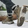 Comfortable Men's Hiking Boots Casual Sneakers Daily Walking Travel Shoes Fashionable Treking Footwear Lightweight Mesh Shoes