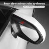 2 Stück Auto Logo Rückspiegel PVC Regenblende Auto Spiegel Zubehör Für Outlander Lancer L200 ASX Pajero Grandis