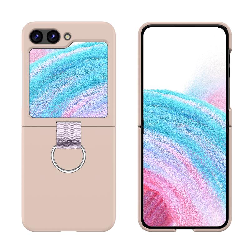 Skládací pouzdro s přezkou Simplicity Fashion pro Samsung Galaxy Z Flip 3 4 5 5G, nárazuvzdorné, měkké silikonové zadní kryty