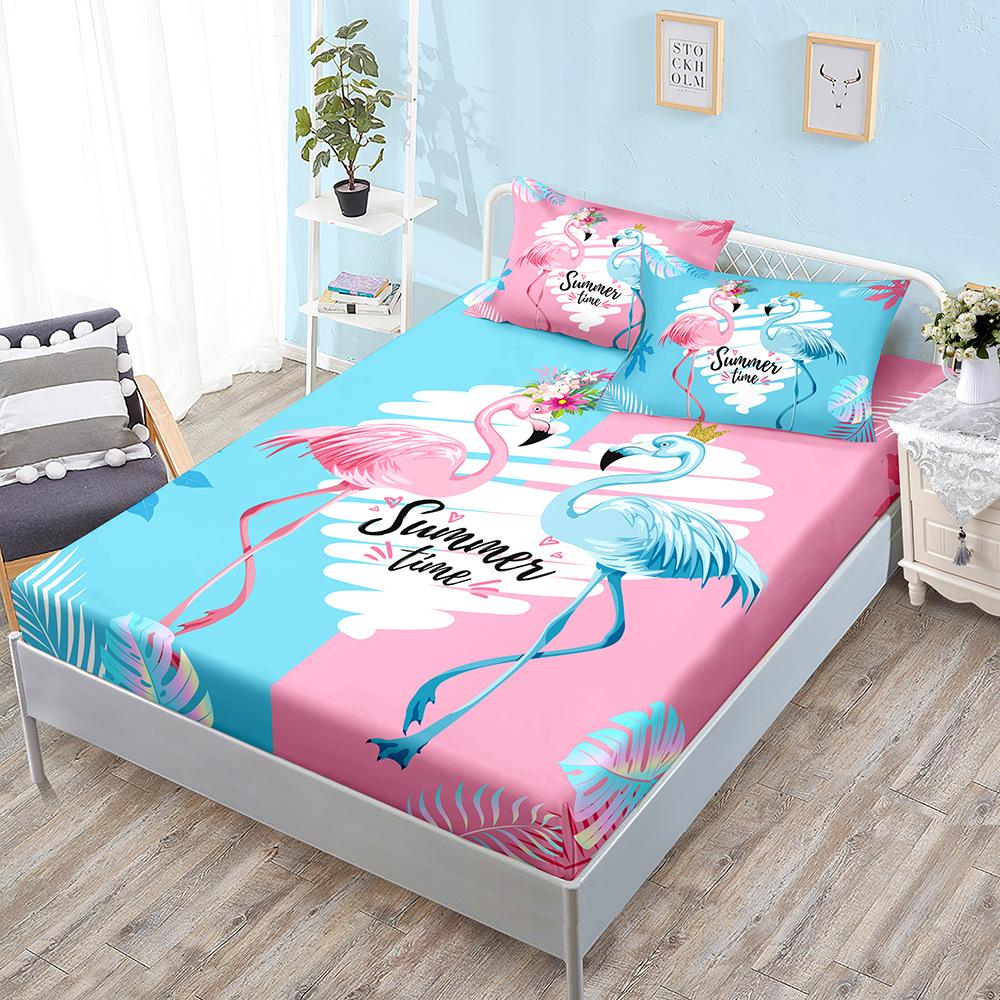 Animal Mattress Three-Piece Set, Bedspread, Pillowcase, Mattress Protective Cover, Dust-Proof And Non-Slip.