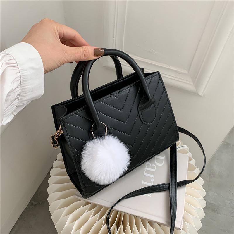 2024 Trendy Textured Small Square Bag – Women's Spring/Summer Messenger & Shoulder Bag