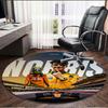 Lando Norris Print Round Rug, Washable Floor Carpet, For Entryway Dorm Laundry Room Office Study, Home Decor Birthday Christmas Gift