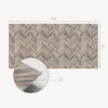 Self-Adhesive Vinyl Panel Perfect for Modern Interiors 100x50 cm Herringbone Board Pattern
