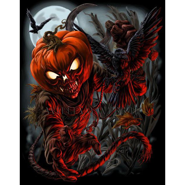 

5D DIY Алмазная вышивка тыква Кристалл горный хрусталь Алмазная картина животное Алмазная мозаика подарок на день всех святых украшение дома Full Square 20X30CM