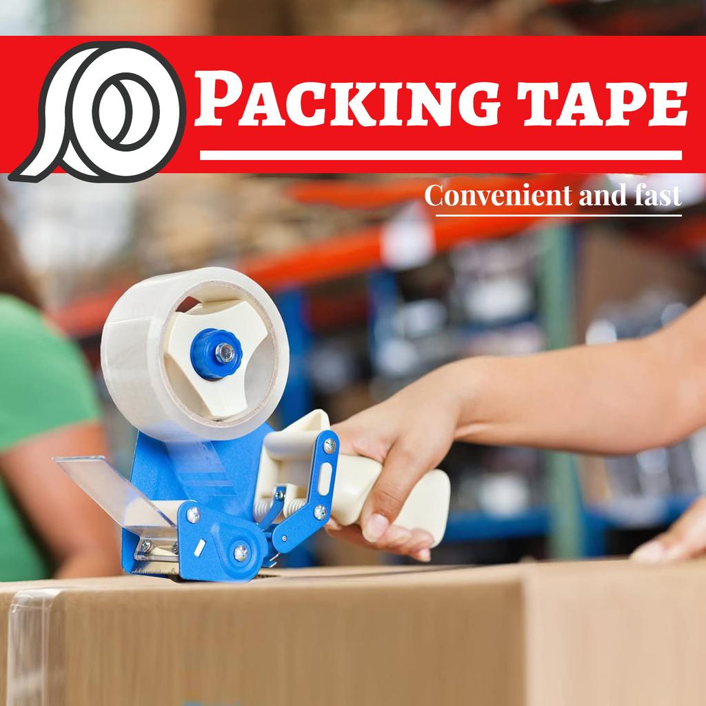 Transparent Yellow Transparent White Tape for Express Packaging of Large Rolls and Thick Box Sealing Yellow Tape