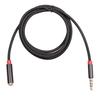 3.5mm Universal Mobile Phone PC Audio Male to Female Extension Woven Net Cable
