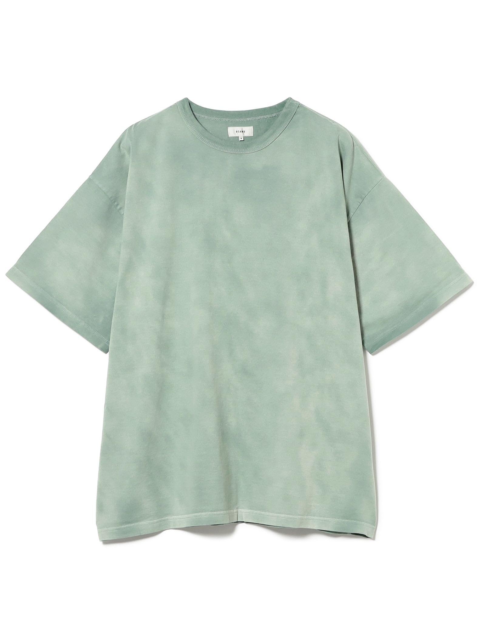 

Beams Men s S/S Tee Loose Fade Crew Neck T-Shirt, MINT.GRN, Size L