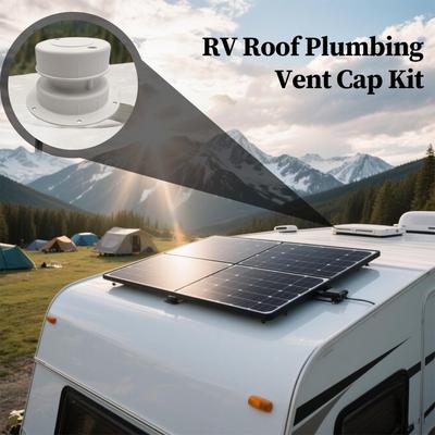 RV Roof Vent Cover RV Roof Sewer Plumbing Vent Cover Ventilation Replacement Part For Trailer Motorhome Road Trip Campground
