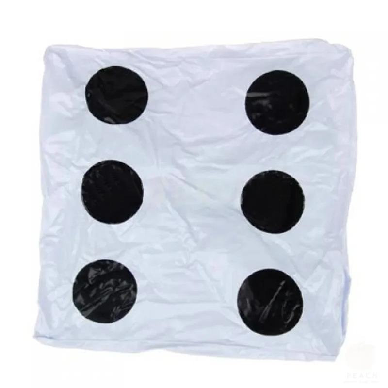 Lustige Outdoor Aufblasbare Würfel 28*28cm Poolparty Spiele Unterhaltung Punkt Diagonal Riese Kind Erwachsene Spielwürfel Spielzeug