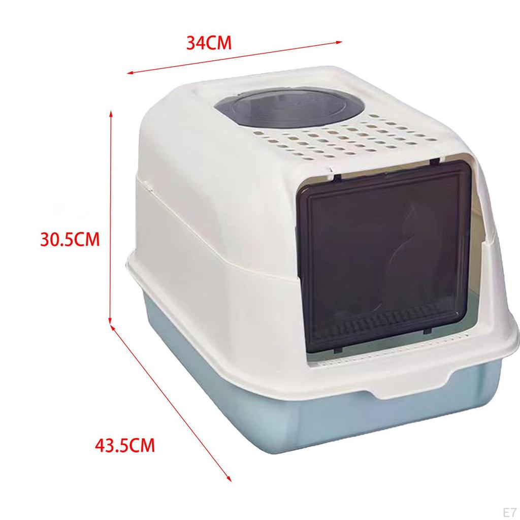 Cat Litter Tray for Kittens with Detachable Pan Indoor Use