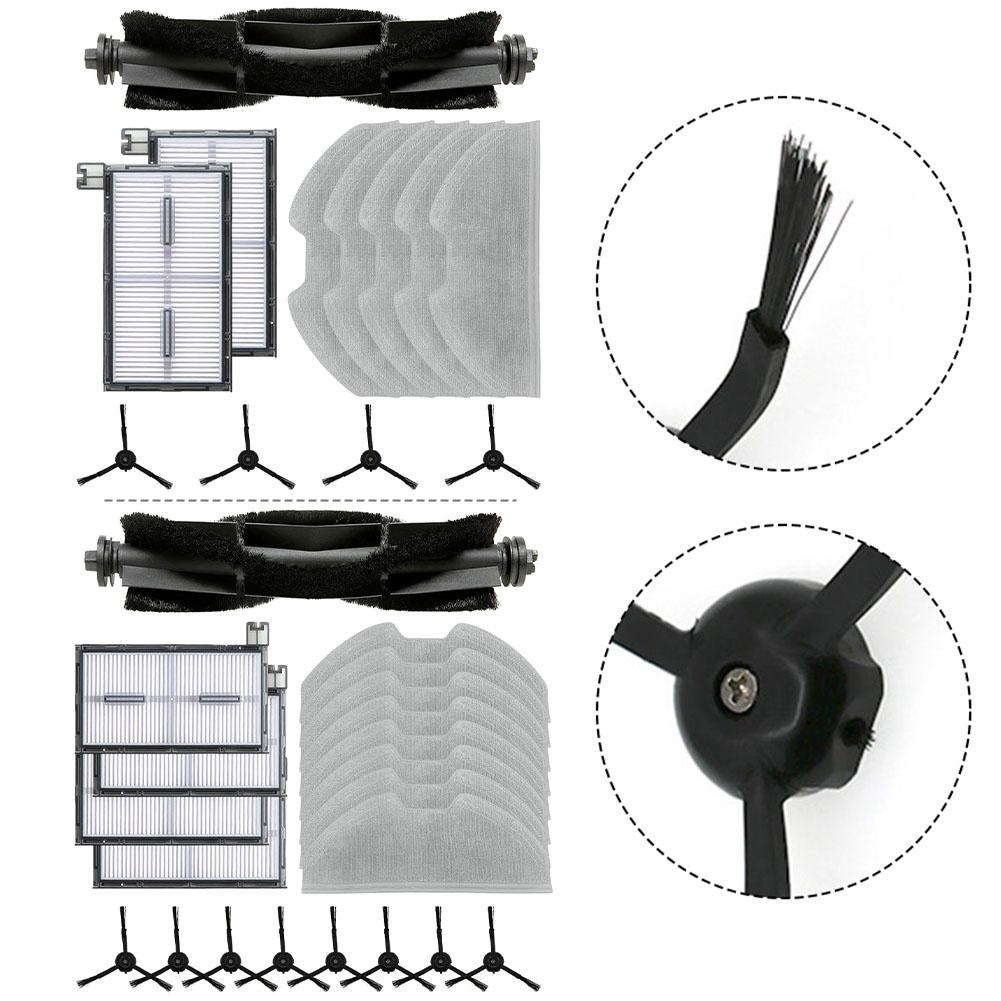 For Eufy X8 Pro Serie For Eufy X8 Pro SES Main Side Brush Filter Mop Cloth Vacuum Cleaner Accessories Spare To Replace