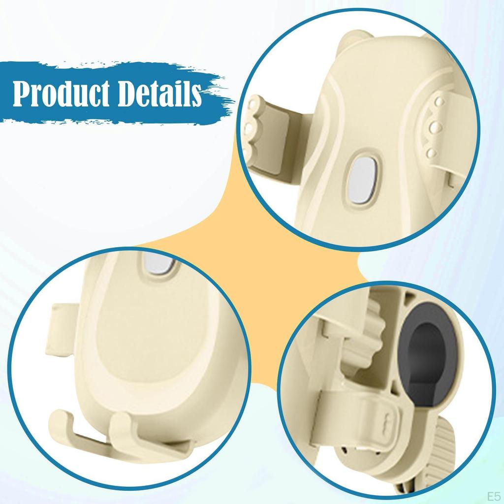 Bike Phone Holder Adjustable Angle Shockproof Stable Rotatable Motorcycle Mount for Mountain