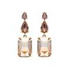Earrings - LUXENTER - Kiop - 18k Yellow Gold - Multicolored Crystal - 59 Mm