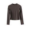 Women's Slim Fit Long Sleeve Sports Top for Running & Yoga - Spring/Autumn Style