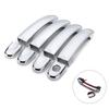 Car Exterior Door Open Handle Styling ABS Chrome/Carbon Fiber Cover For VW Touran/Caddy/Multivan/Transporter/Caravelle 2003-2013