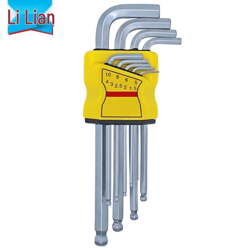 LiLian 9-Piece Long Ball-End Hex Key Set